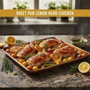Sheet Pan Lemon Herb Chicken
