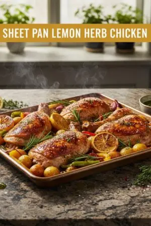 Sheet Pan Lemon Herb Chicken