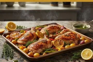 Sheet Pan Lemon Herb Chicken