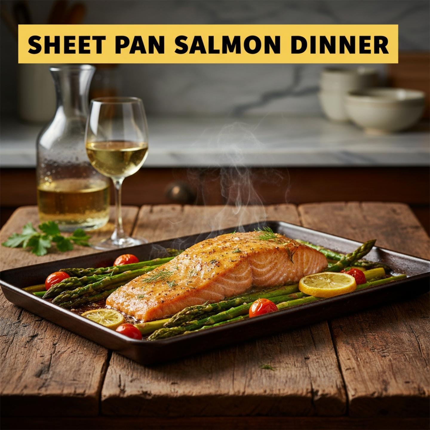 Sheet Pan Salmon Dinner