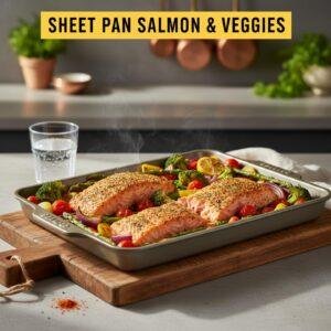 Sheet Pan Salmon & Veggies