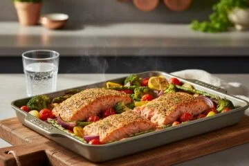 Sheet Pan Salmon & Veggies