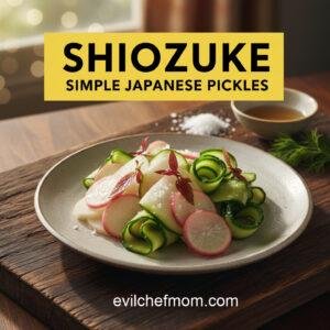 Shiozuke: Simple Japanese Pickles