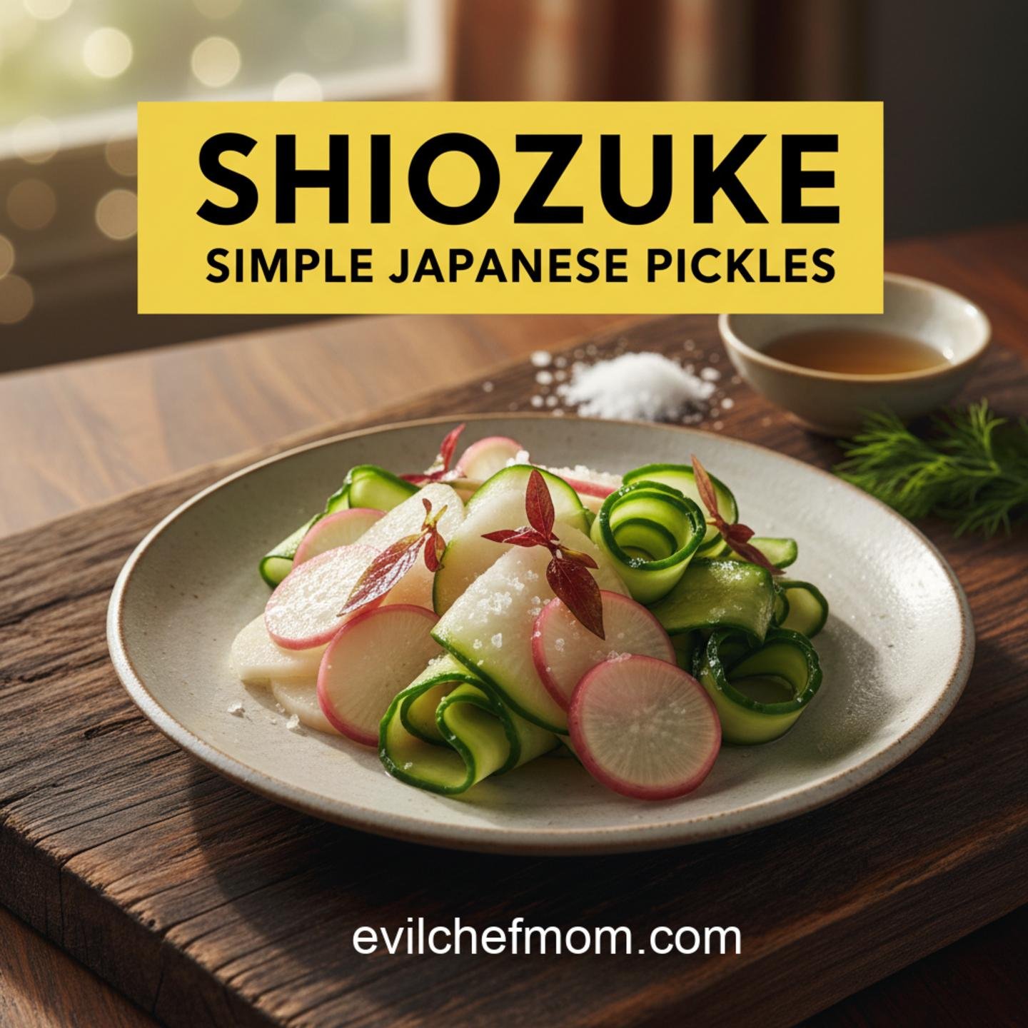 Shiozuke: Simple Japanese Pickles