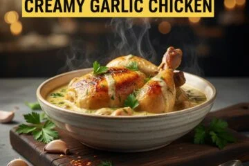 Shkmeruli: Georgian Creamy Garlic Chicken