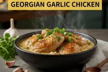 Shkmeruli: Georgian Garlic Chicken