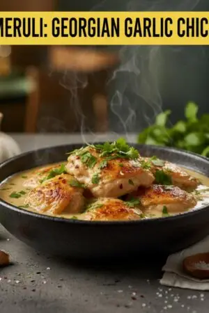 Shkmeruli: Georgian Garlic Chicken