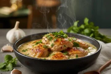 Shkmeruli: Georgian Garlic Chicken