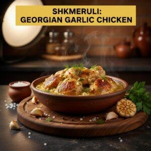 Shkmeruli: Georgian Garlic Chicken