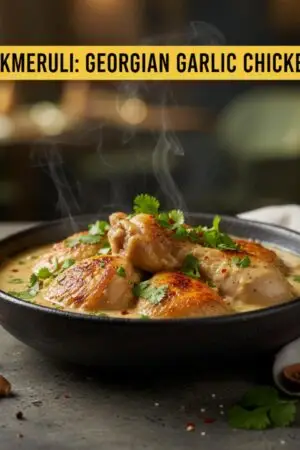 Shkmeruli: Georgian Garlic Chicken