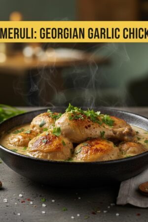 Shkmeruli: Georgian Garlic Chicken
