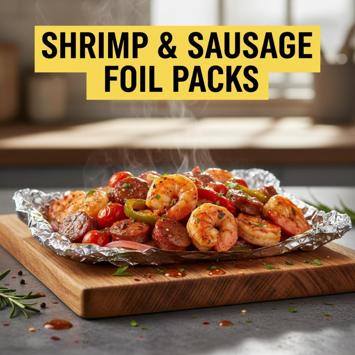 Shrimp & Sausage Foil Packs