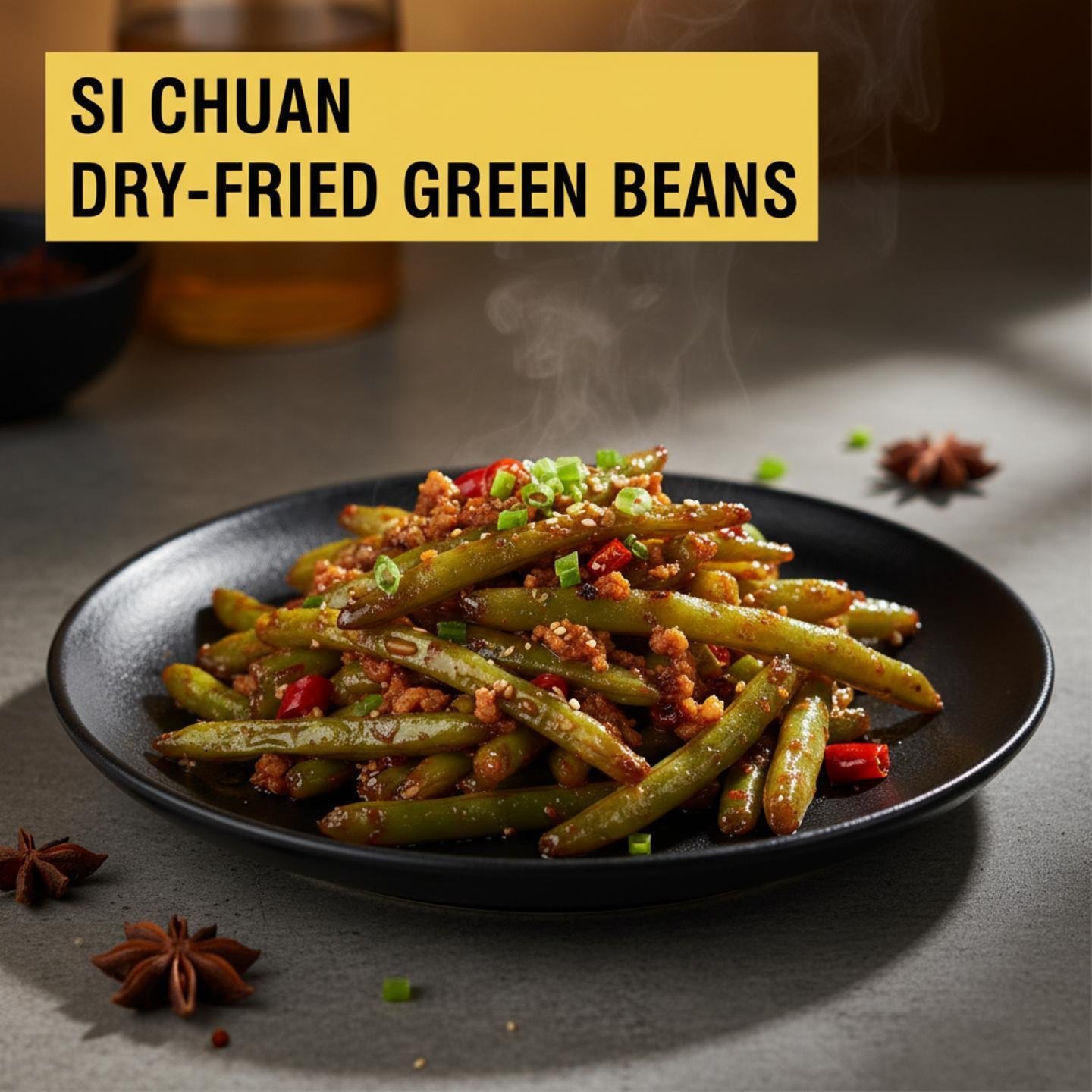 Sichuan Dry-Fried Green Beans