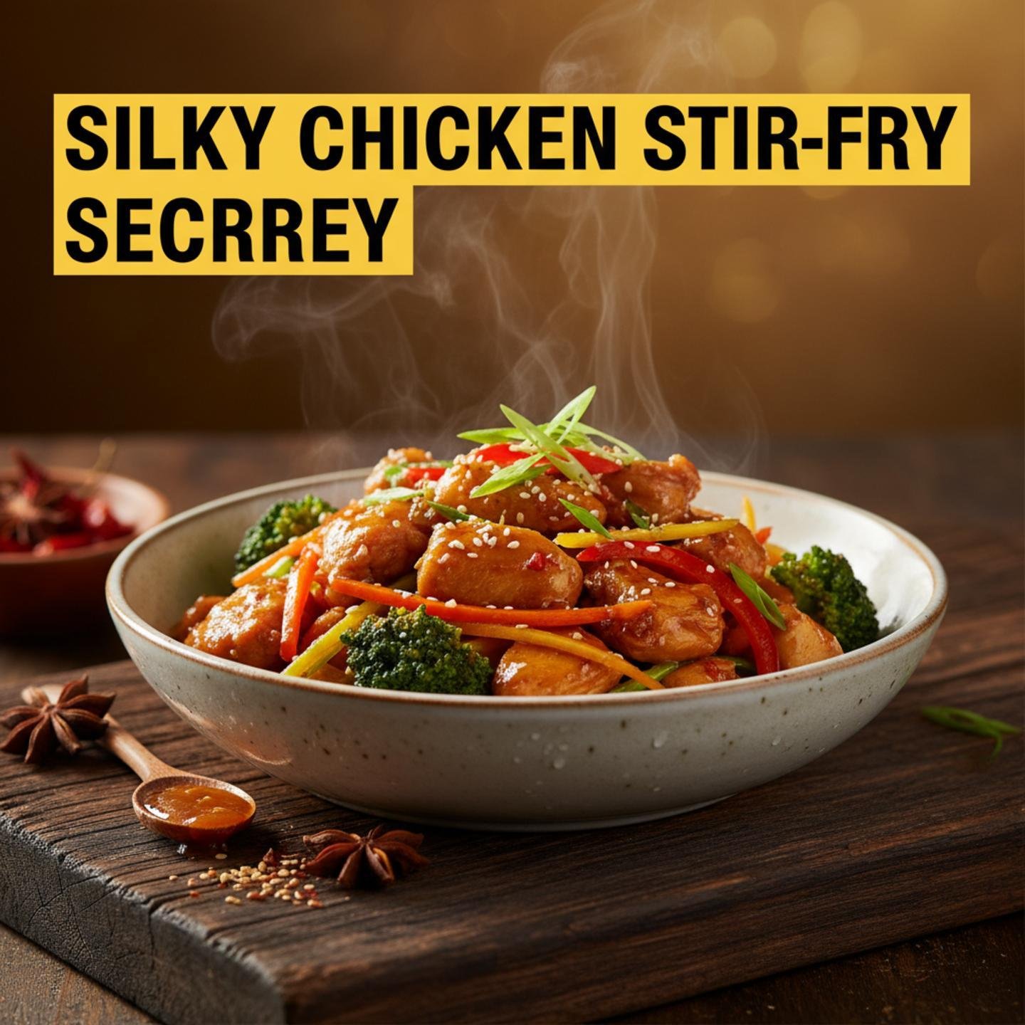 Silky Chicken Stir-Fry Secret