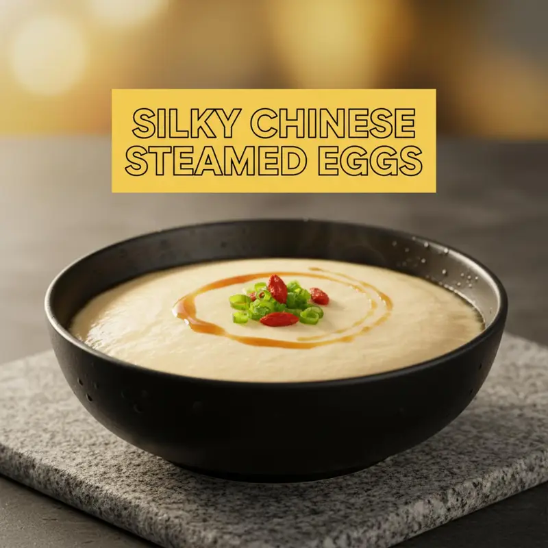 Silky Chinese Steamed Eggs