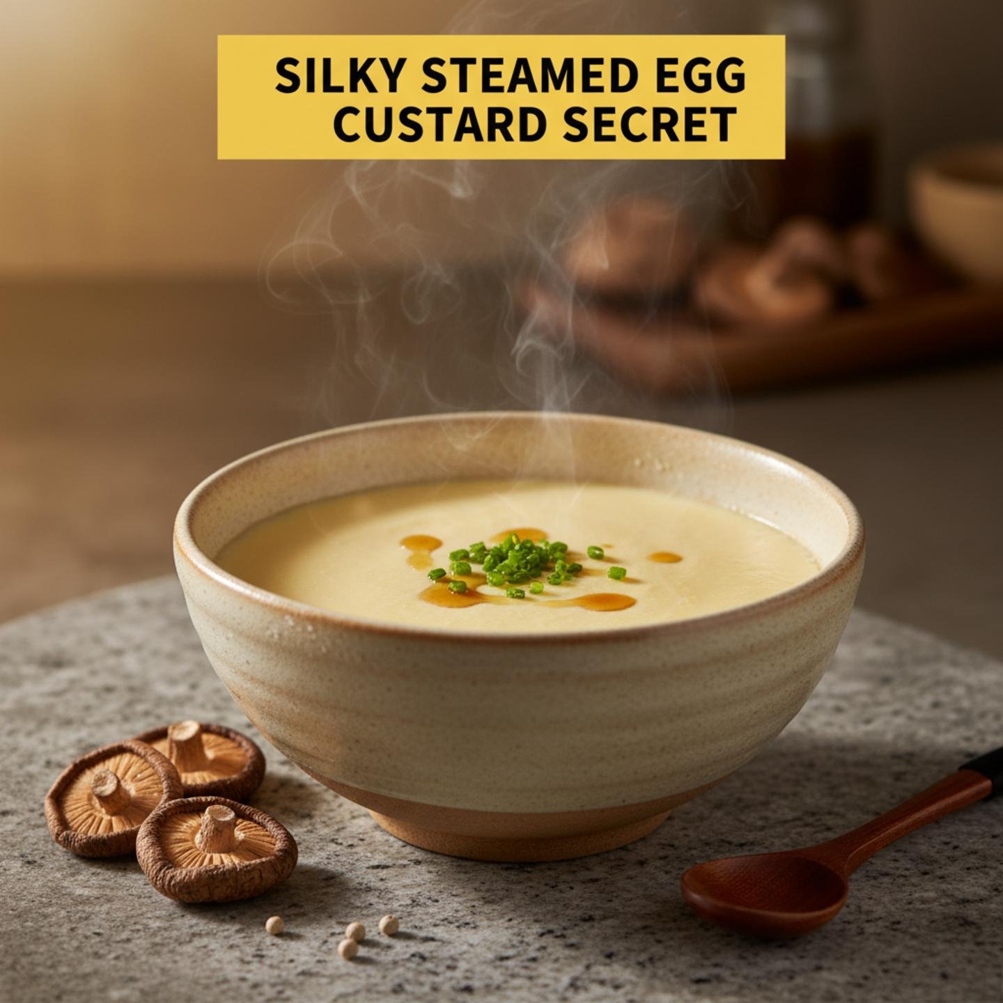 Silky Steamed Egg Custard Secret