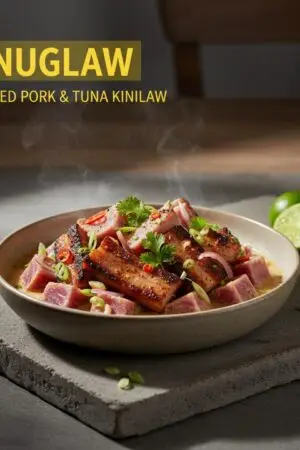 Sinuglaw: Grilled Pork & Tuna Kinilaw