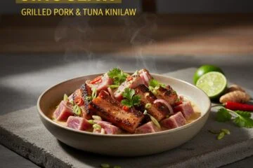 Sinuglaw: Grilled Pork & Tuna Kinilaw