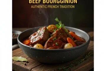 Slow Cooked Beef Bourguignon