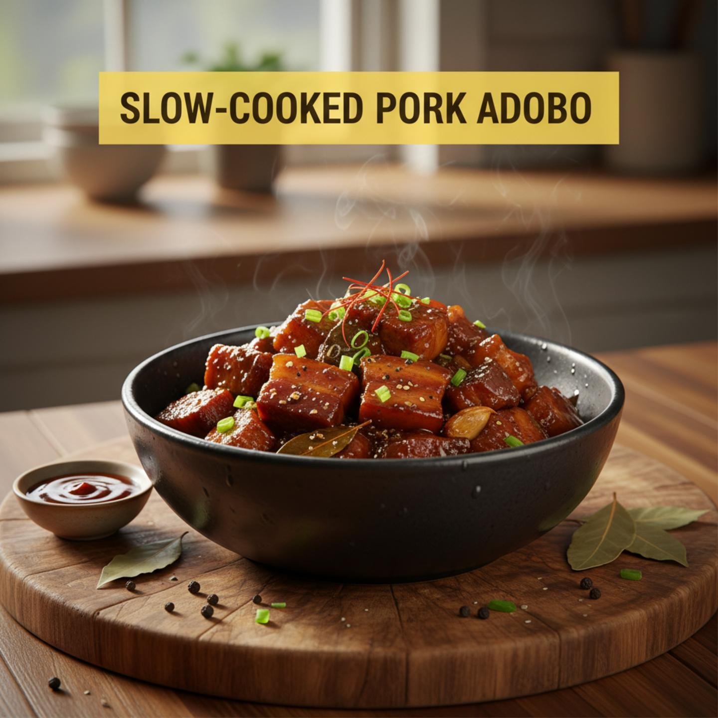 Slow-Cooked Pork Adobo
