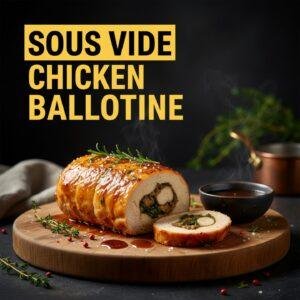 Sous Vide Chicken Ballotine