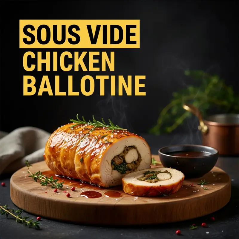 Sous Vide Chicken Ballotine