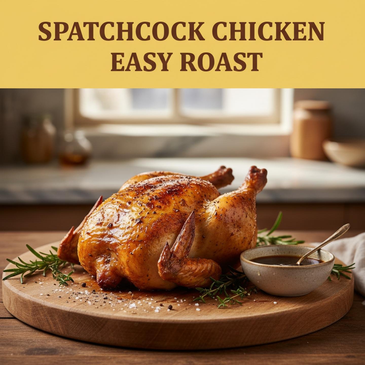Spatchcock Chicken: Easy Roast