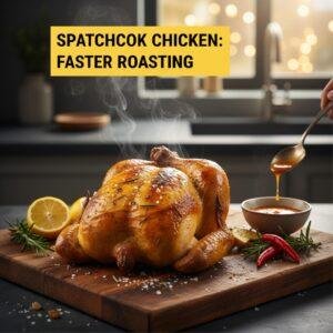 Spatchcock Chicken: Faster Roasting