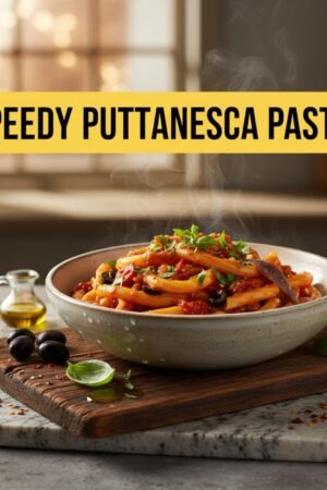 Speedy Puttanesca Pasta