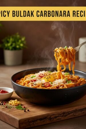 Spicy Buldak Carbonara Recipe
