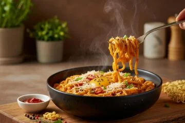 Spicy Buldak Carbonara Recipe