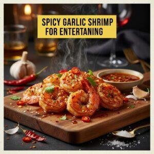 Spicy Garlic Shrimp for Entertaining