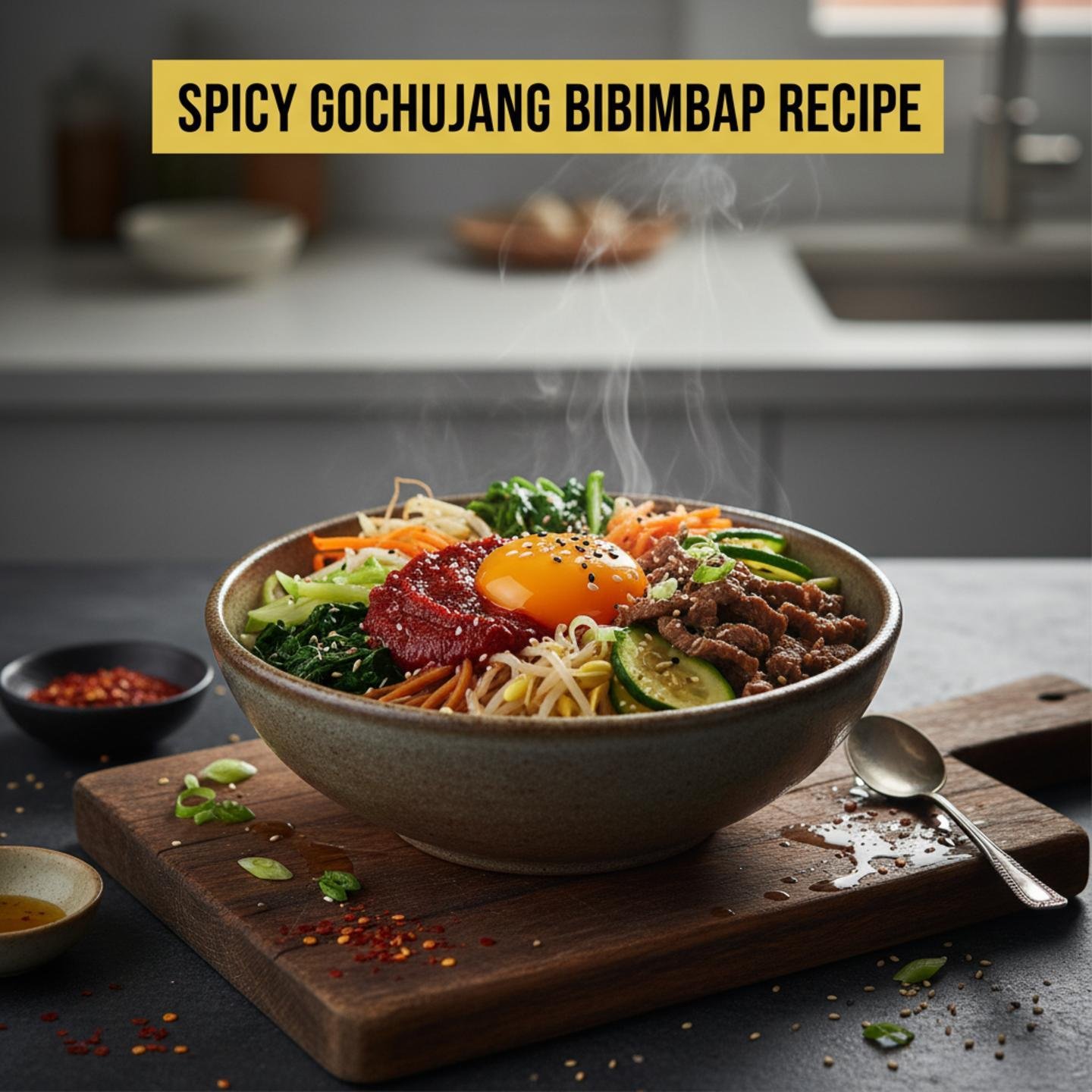 Spicy Gochujang Bibimbap Recipe