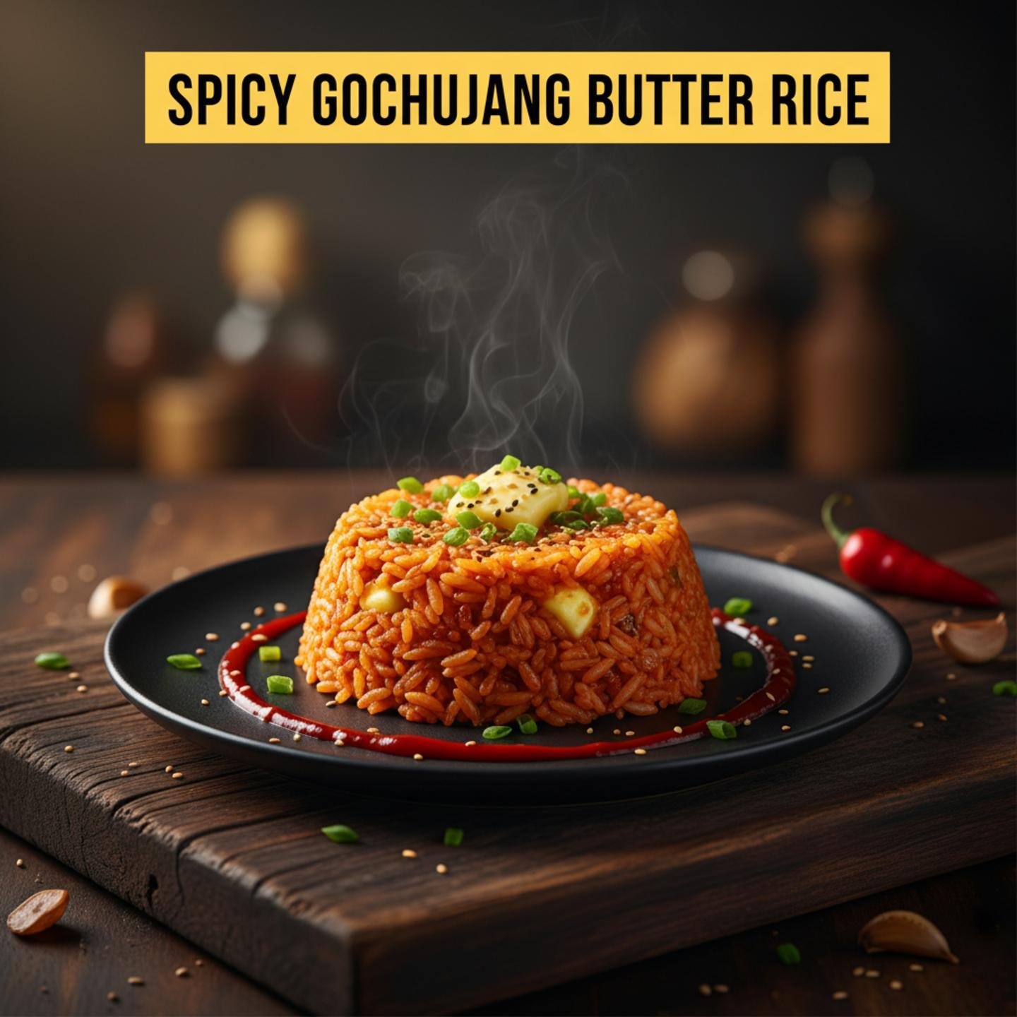 Spicy Gochujang Butter Rice