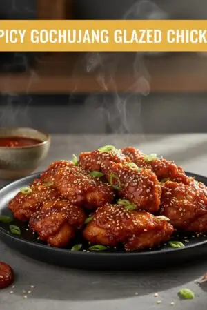 Spicy Gochujang Glazed Chicken