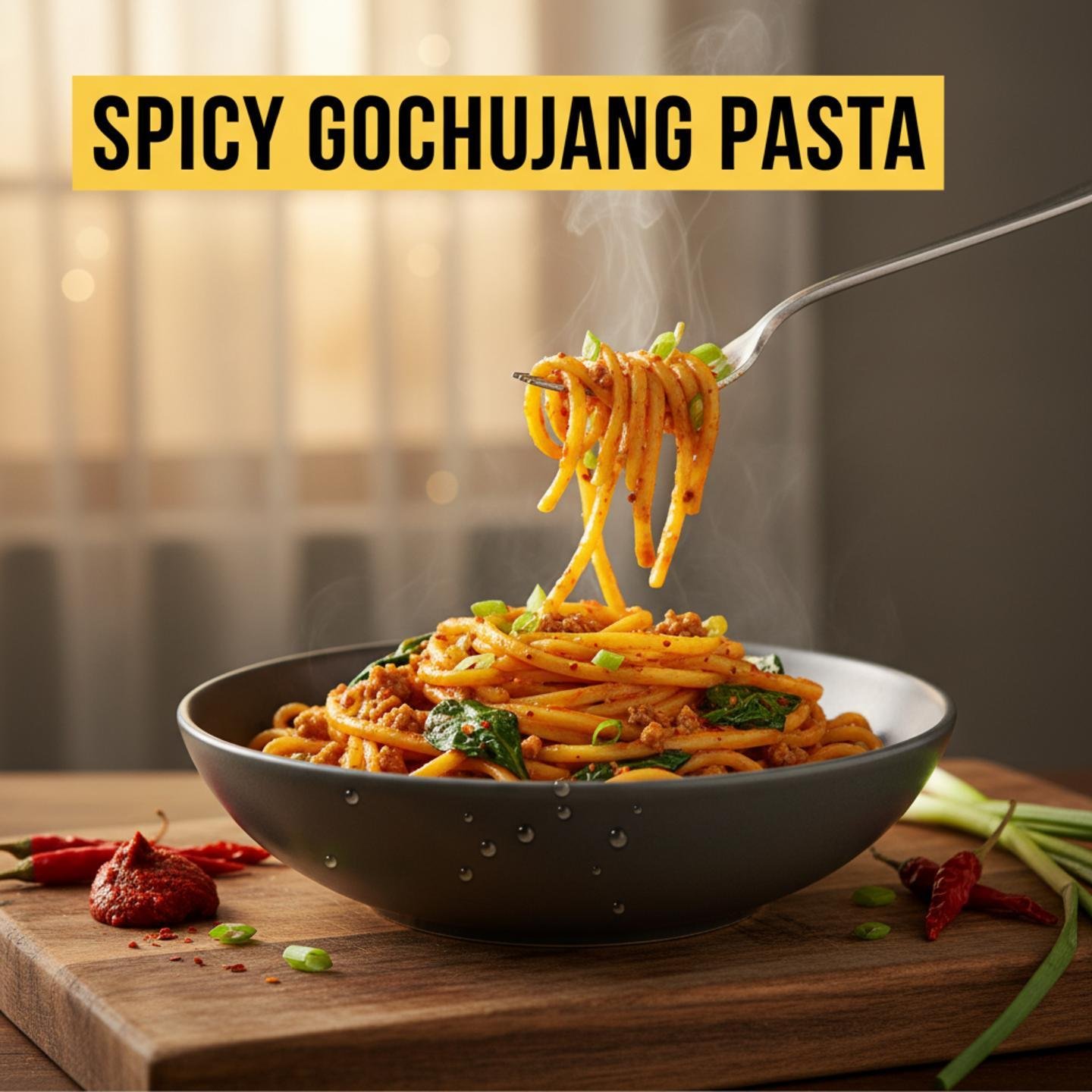 Spicy Gochujang Pasta