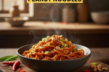 Spicy Gochujang Peanut Noodles