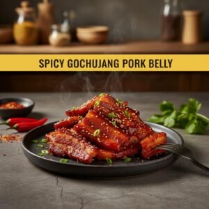 Spicy Gochujang Pork Belly