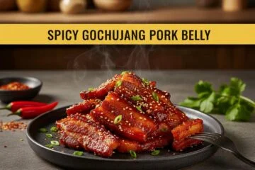 Spicy Gochujang Pork Belly