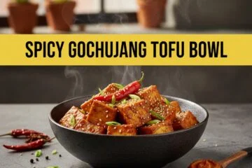 Spicy Gochujang Tofu Bowl