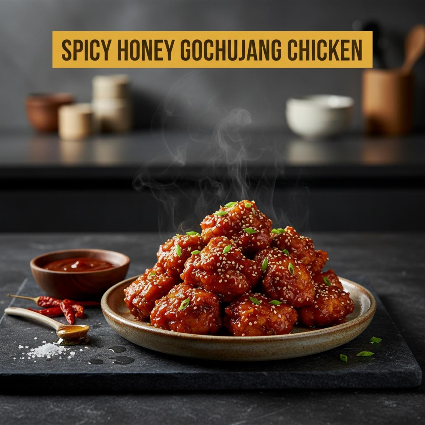 Spicy Honey Gochujang Chicken