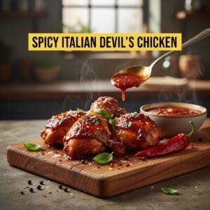 Spicy Italian Devil's Chicken