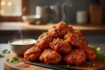 Spicy Korean Air Fryer Chicken