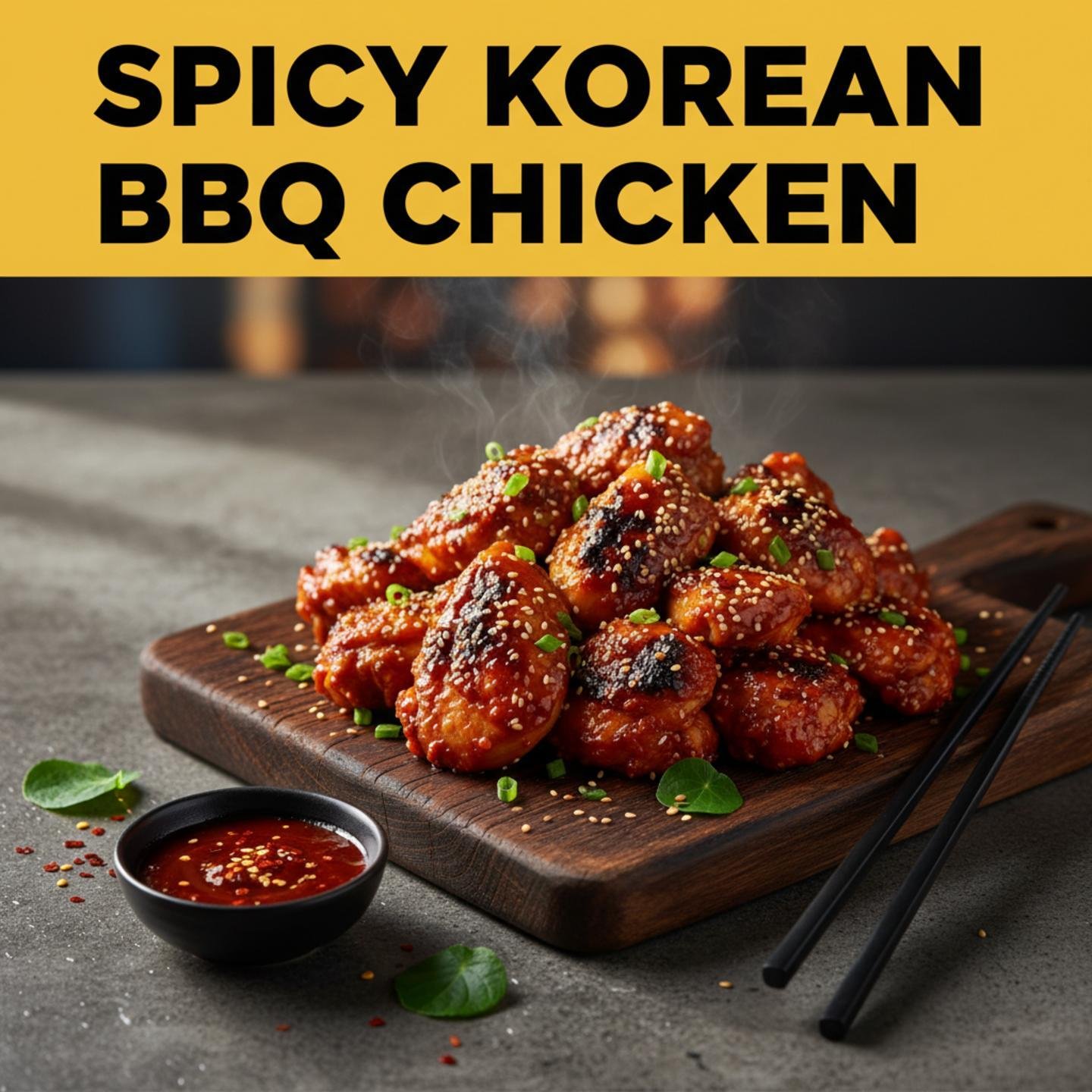 Spicy Korean BBQ Chicken
