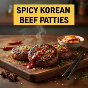 Spicy Korean Beef Patties