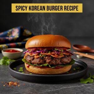 Spicy Korean Burger Recipe