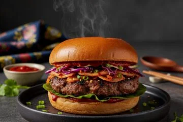 Spicy Korean Burger Recipe