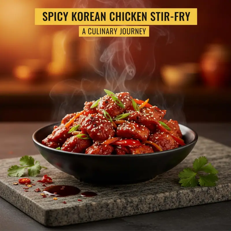 Spicy Korean Chicken Stir-Fry