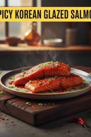 Spicy Korean Glazed Salmon