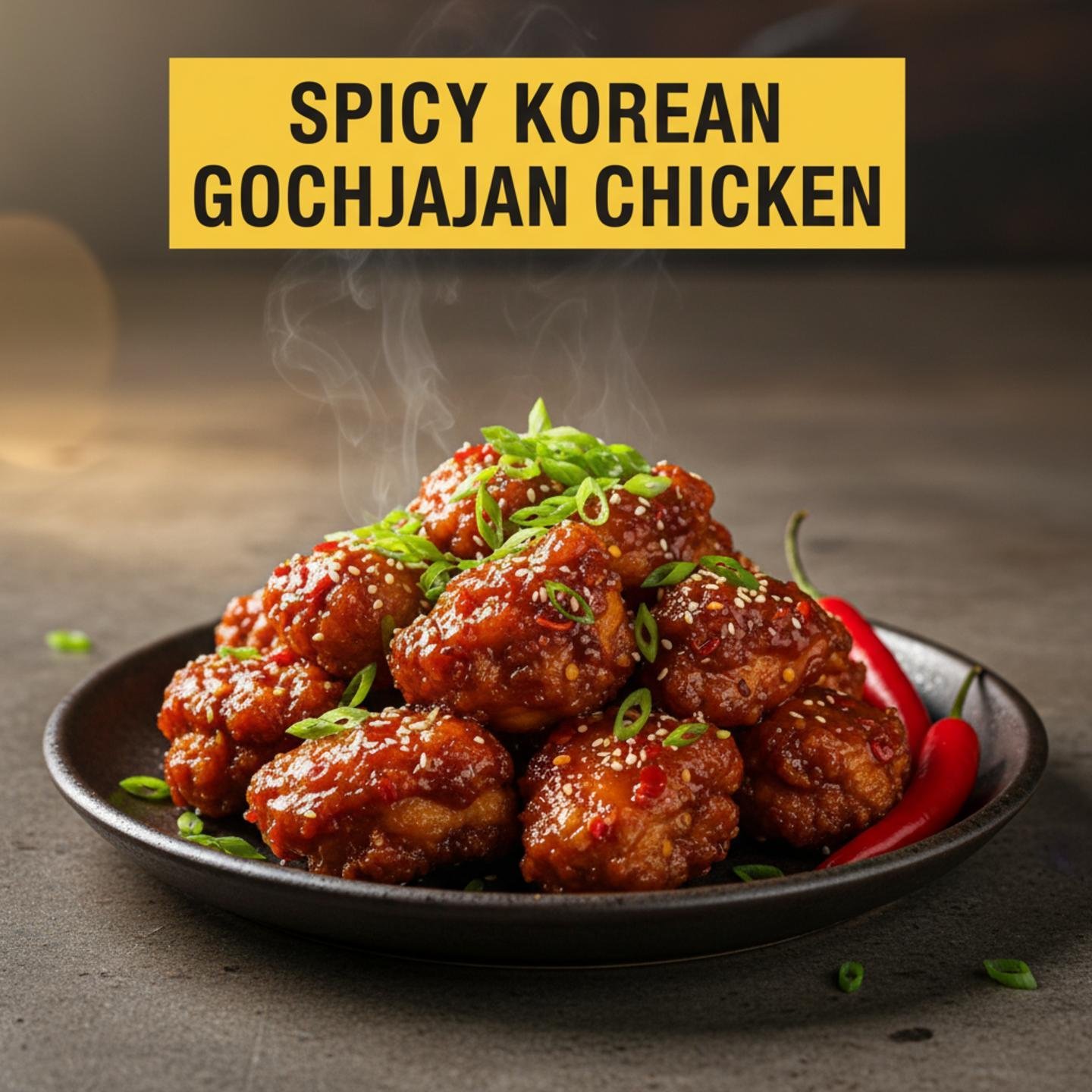 Spicy Korean Gochujang Chicken